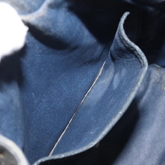 GUCCI GG Supreme Sherry Line Shoulder Bag PVC Navy Red 41 02 034 Auth 116512 - Picture 11 of 16